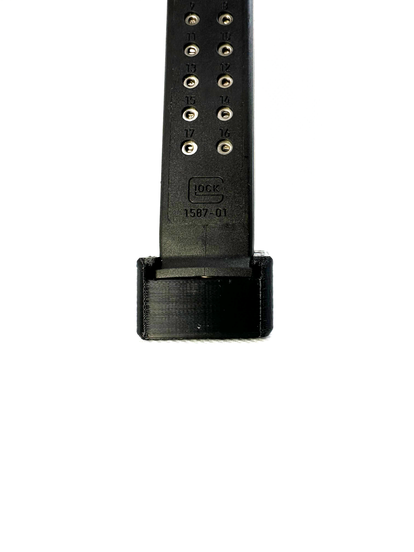 Glock +2 Magazine Mag Extension 9mm Mag Base 17 19 22 23 26 27 33 More